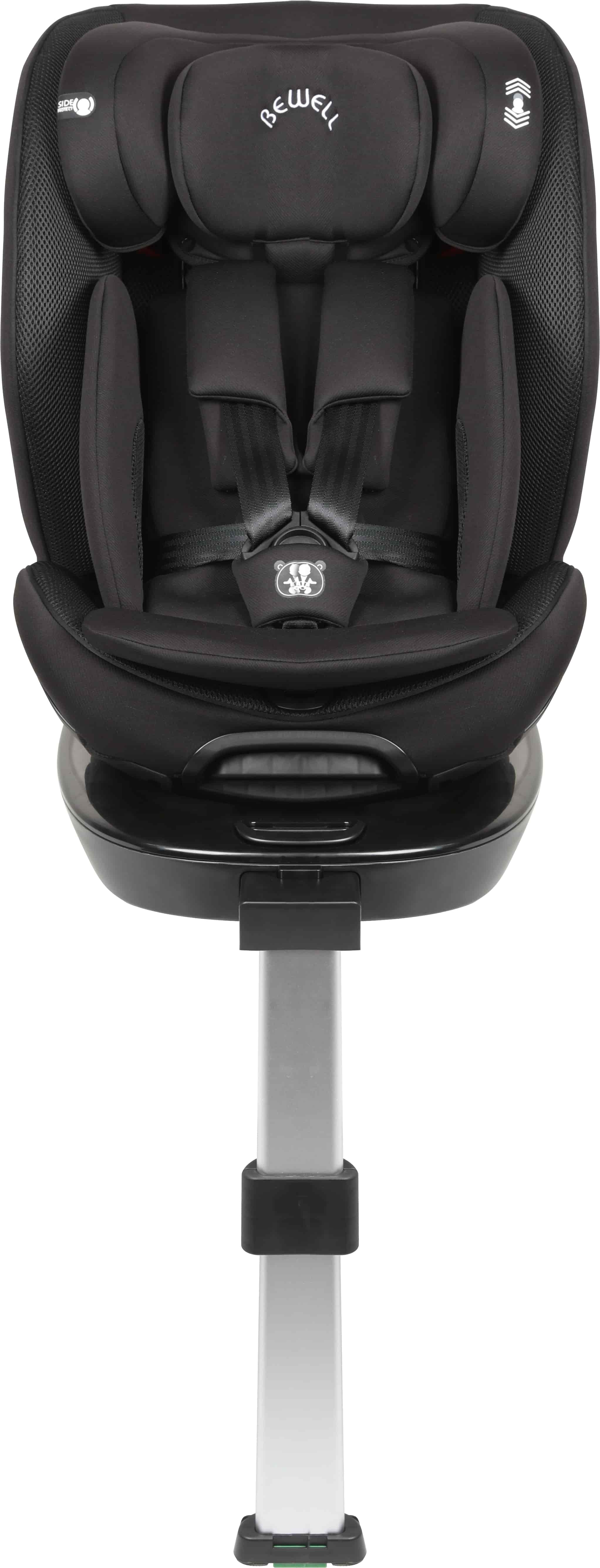 Asiento de seguridad infantil para coche ISOFIX y pata de apoyo para bebé 40-150 cm